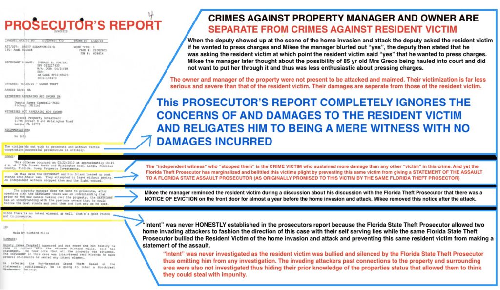 PROSECUTOR REPORT & ME.